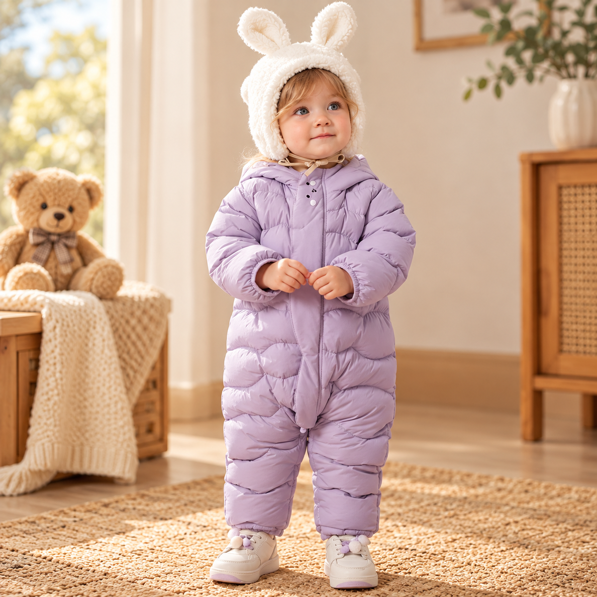 CloudNest Baby Down Snowsuit