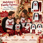 Reindeer Cozy Crew Matching Christmas Pajamas