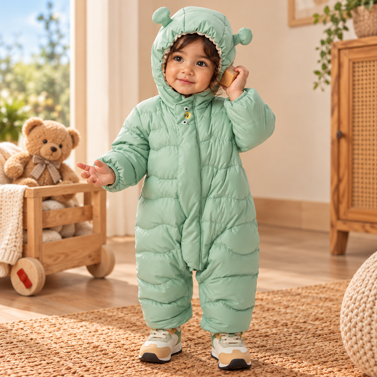 CloudNest Baby Down Snowsuit