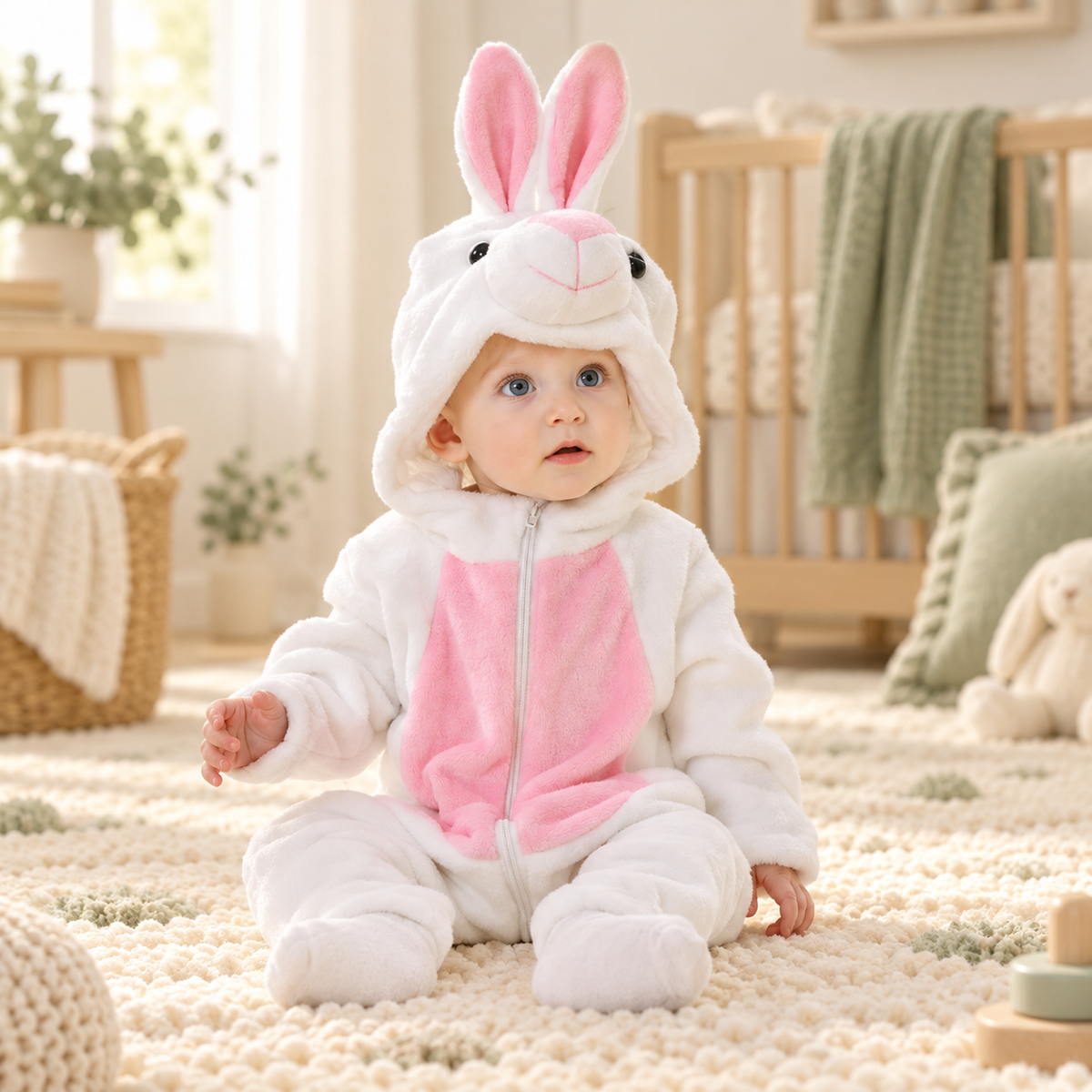 Cozy Cub Hooded Romper