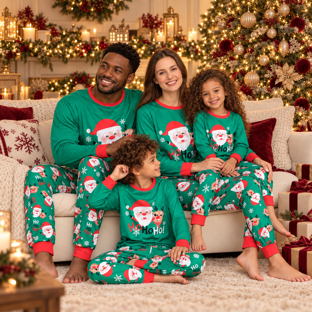 Santa's Cozy Family Pajama Set
