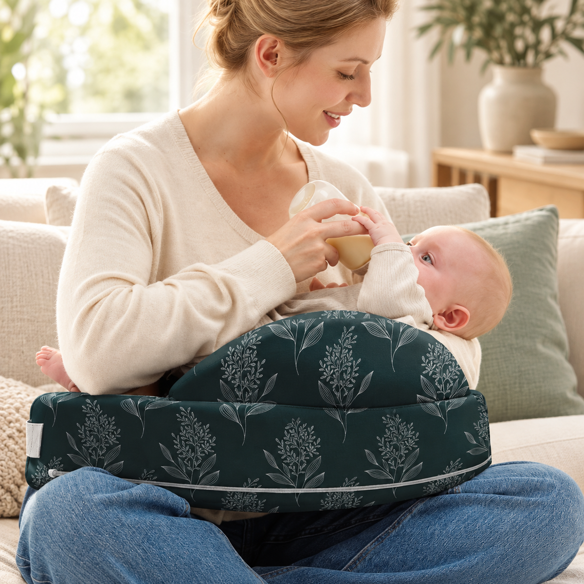 ComfortNest 6-in-1 Nursing Pillow