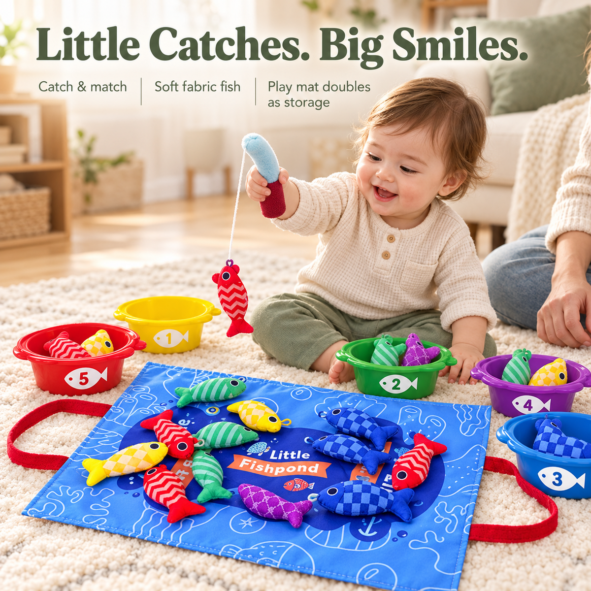Little Catch Montessori Fishing Play Set