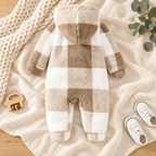 CozyCub Teddy Hooded Romper