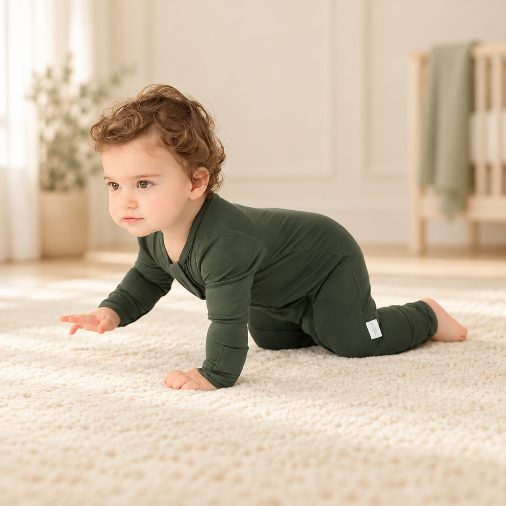 BambooHug Baby Zip Romper