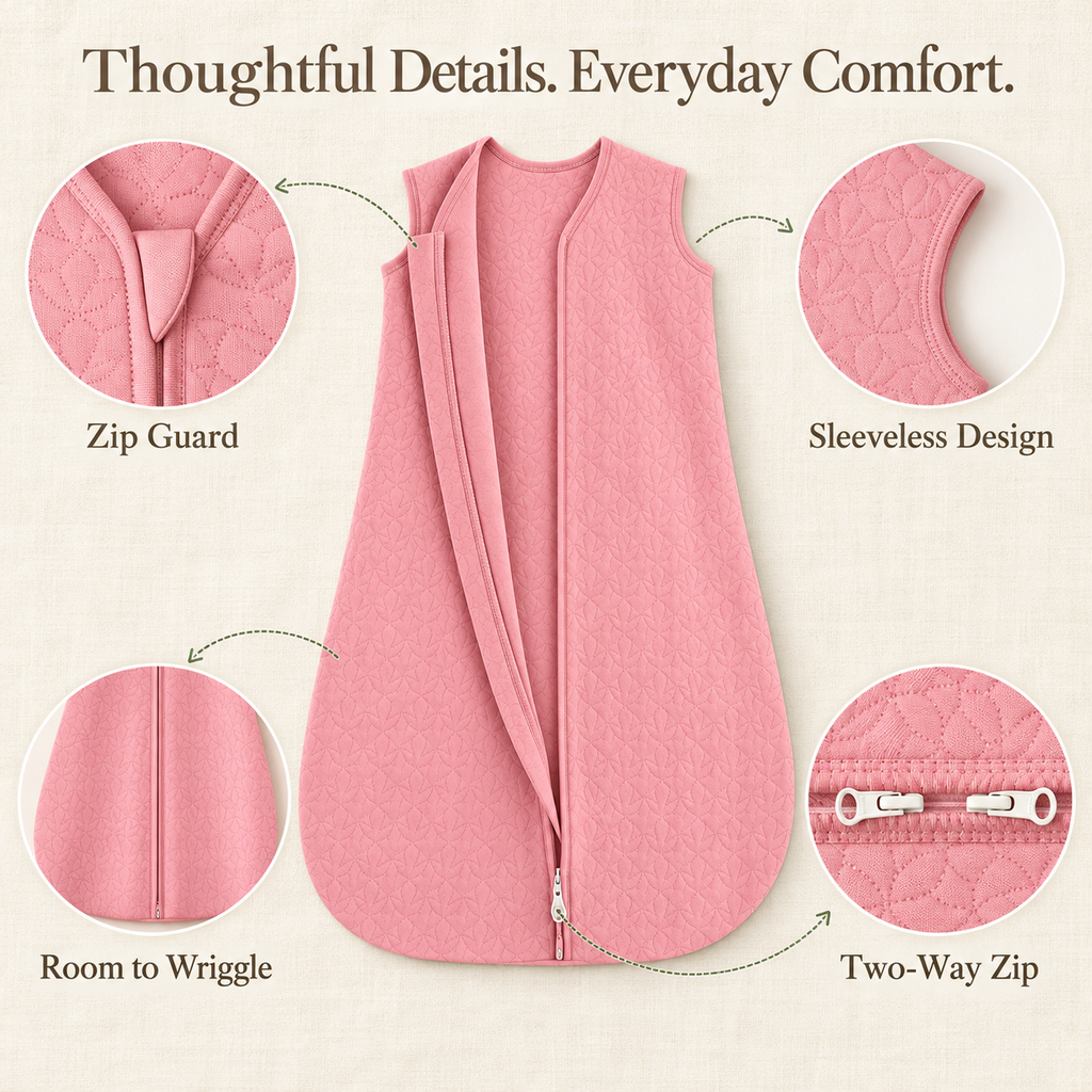 SnuggleNest Quilted Sleep Sack