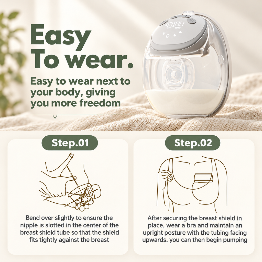 PureFlow Wearable Electric Breast Pump