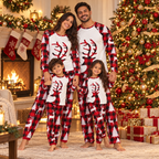 Holiday Harmony Deer Print Matching Sleepwear