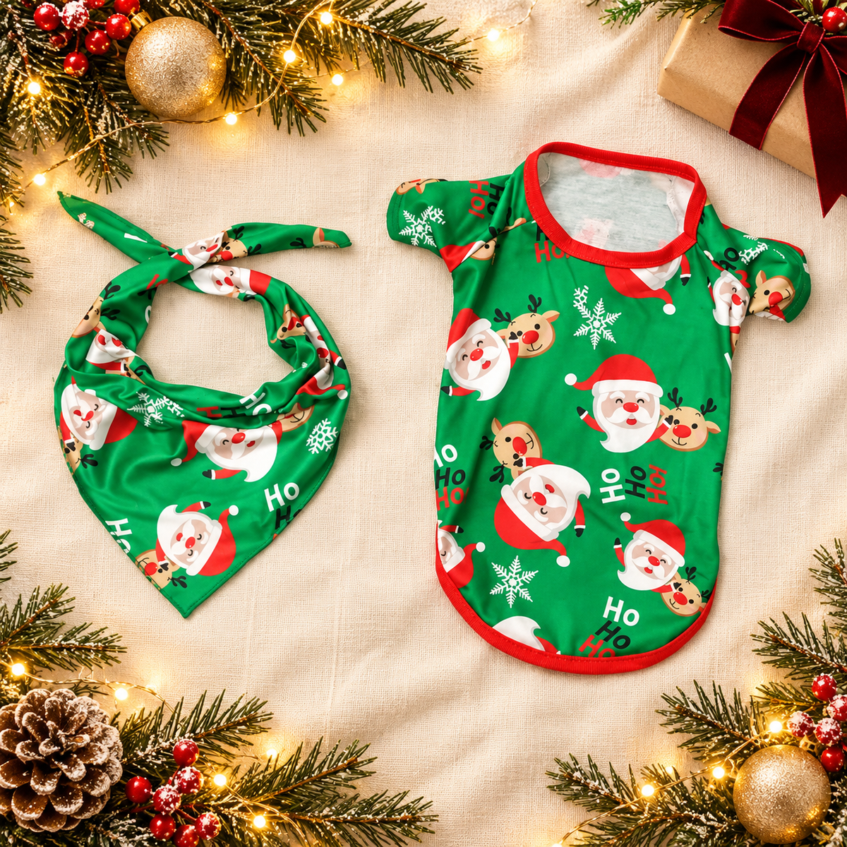 Santa's Cozy Family Pajama Set