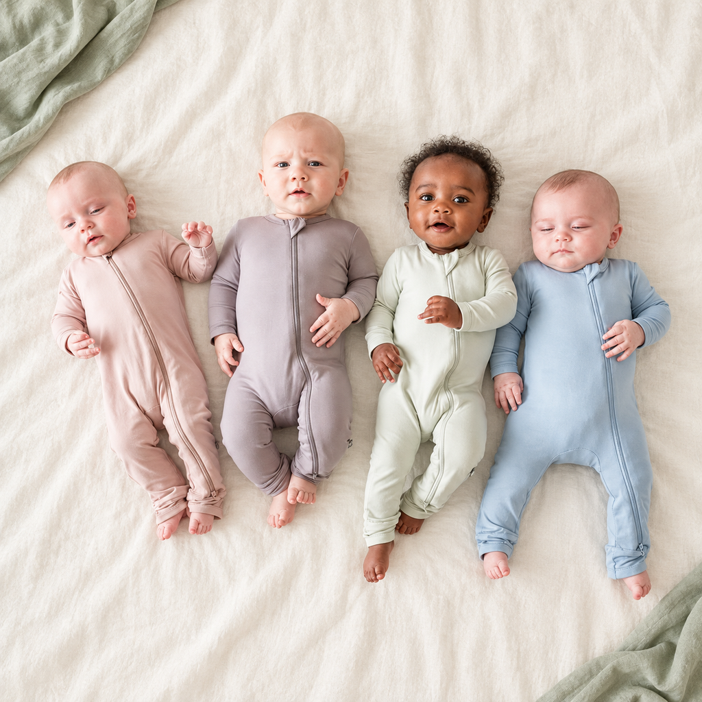 BambooHug Baby Zip Romper