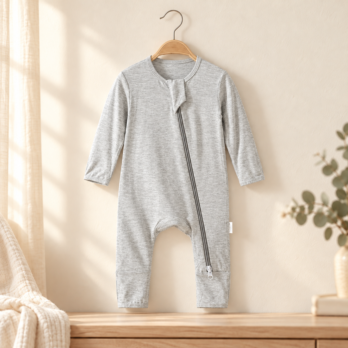BambooHug Baby Zip Romper