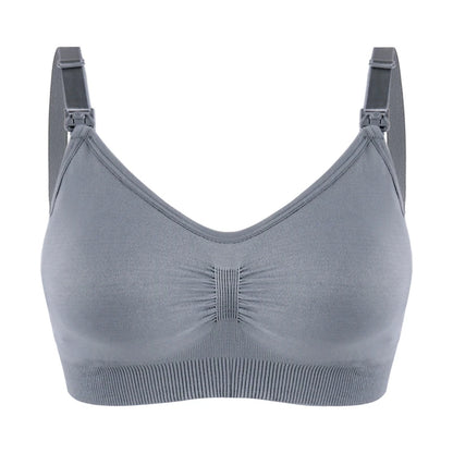 Plus Size Nursing Bra –Seamless Push-Up Maternity Bra for Breastfeeding