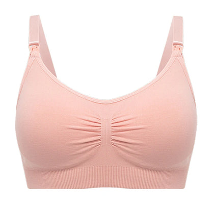 Plus Size Nursing Bra –Seamless Push-Up Maternity Bra for Breastfeeding