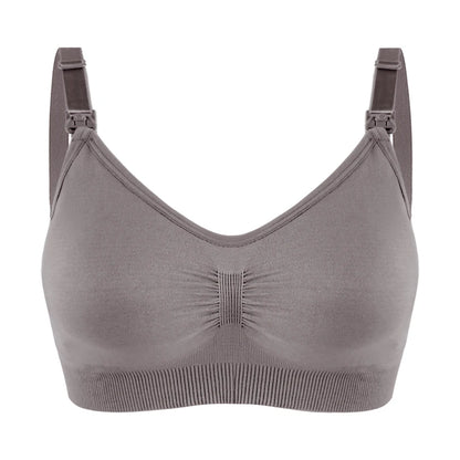 Plus Size Nursing Bra –Seamless Push-Up Maternity Bra for Breastfeeding