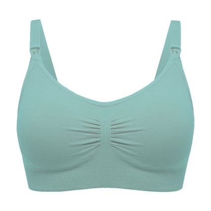 Plus Size Nursing Bra –Seamless Push-Up Maternity Bra for Breastfeeding