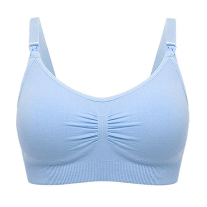 Plus Size Nursing Bra –Seamless Push-Up Maternity Bra for Breastfeeding