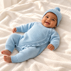 Little Sprout Knit Romper Set
