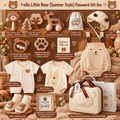 Little Luxe Organic Cotton Baby Gift Set