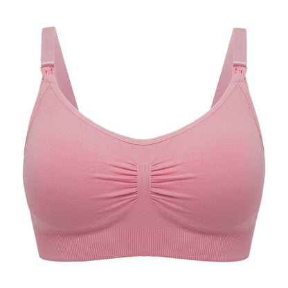 Plus Size Nursing Bra –Seamless Push-Up Maternity Bra for Breastfeeding