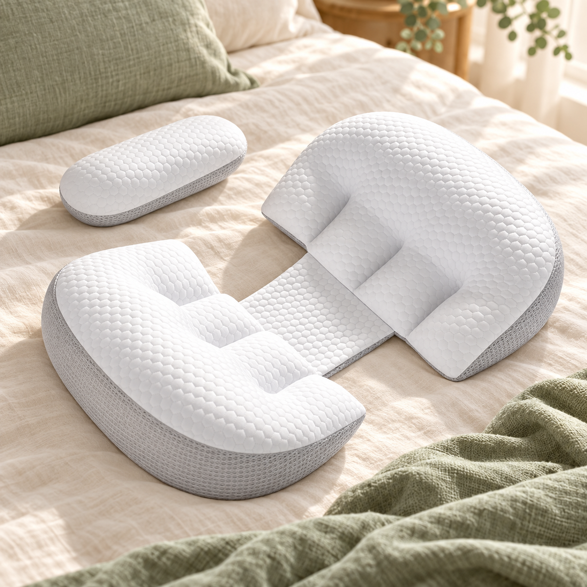MamaNest U-Shaped Pregnancy Pillow