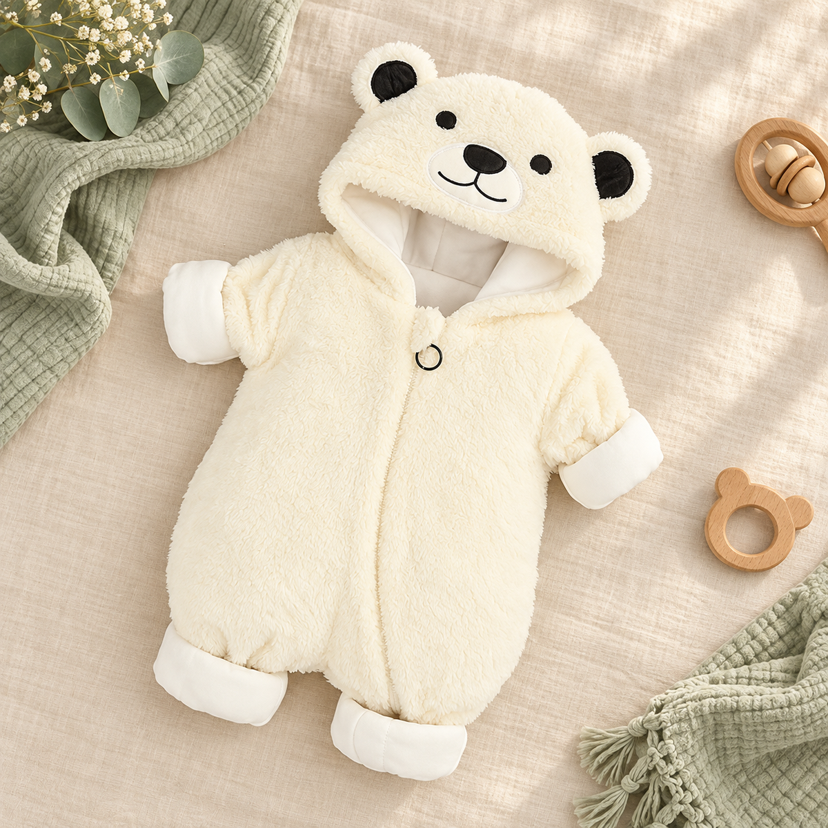 Bear Hugs Winter Romper
