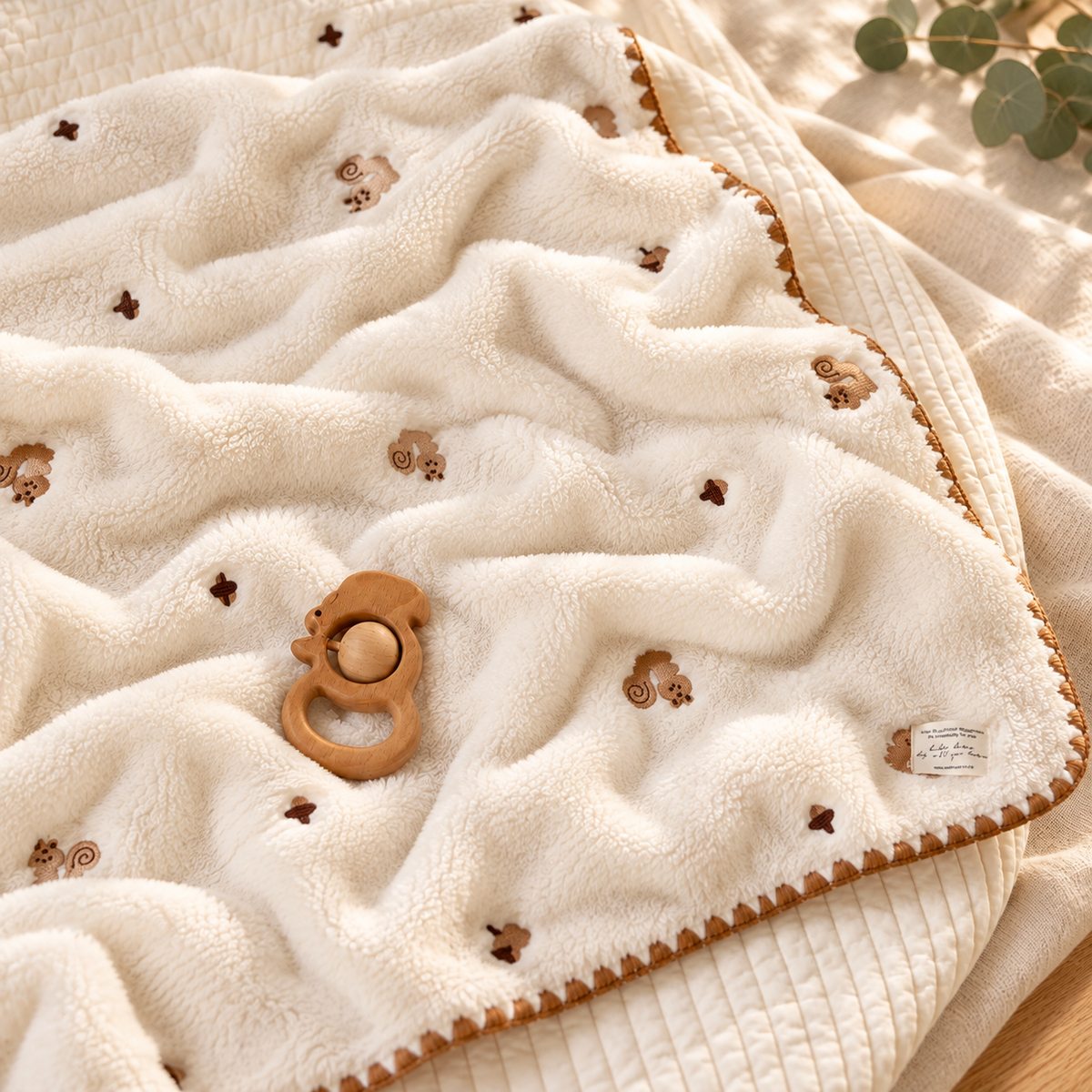 CuddleCloud Plush Baby Blanket