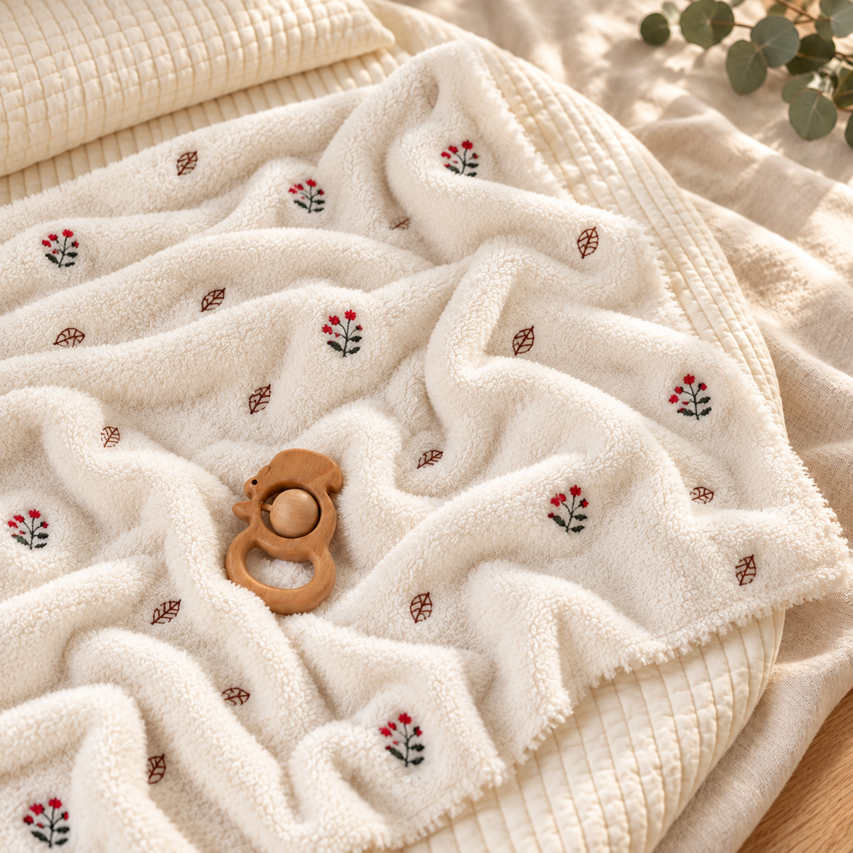 CuddleCloud Plush Baby Blanket