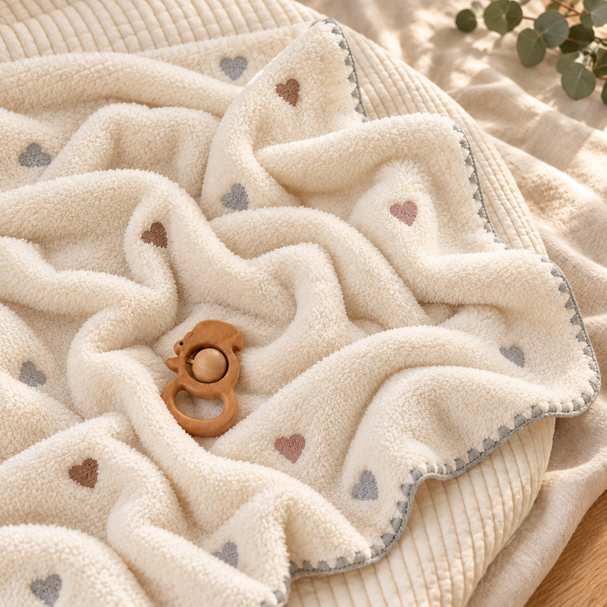 CuddleCloud Plush Baby Blanket