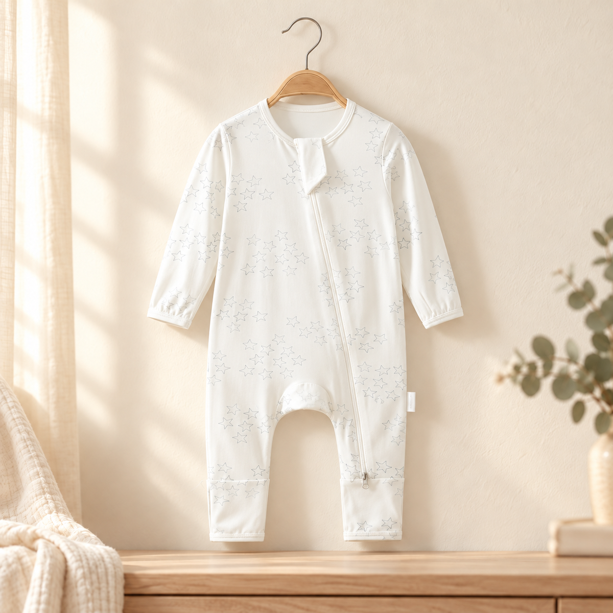 BambooHug Baby Zip Romper