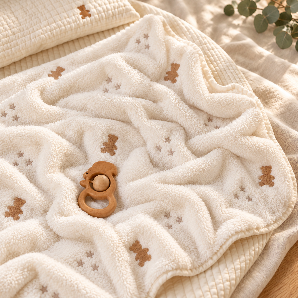 CuddleCloud Plush Baby Blanket