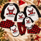 Reindeer Cozy Crew Matching Christmas Pajamas