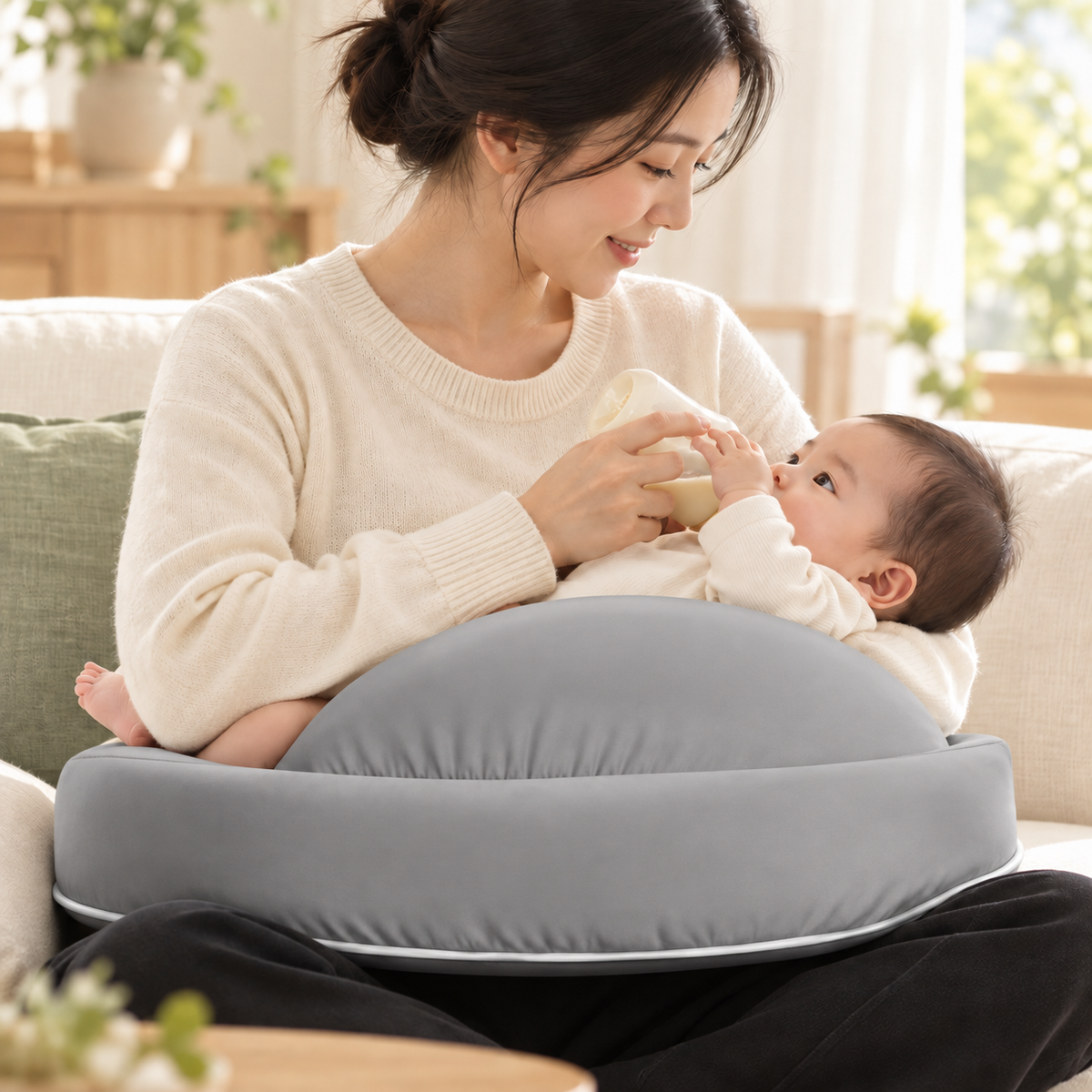 ComfortNest 6-in-1 Nursing Pillow