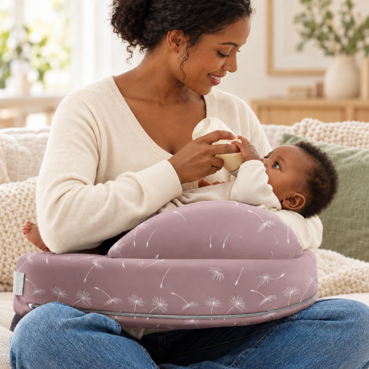 ComfortNest 6-in-1 Nursing Pillow