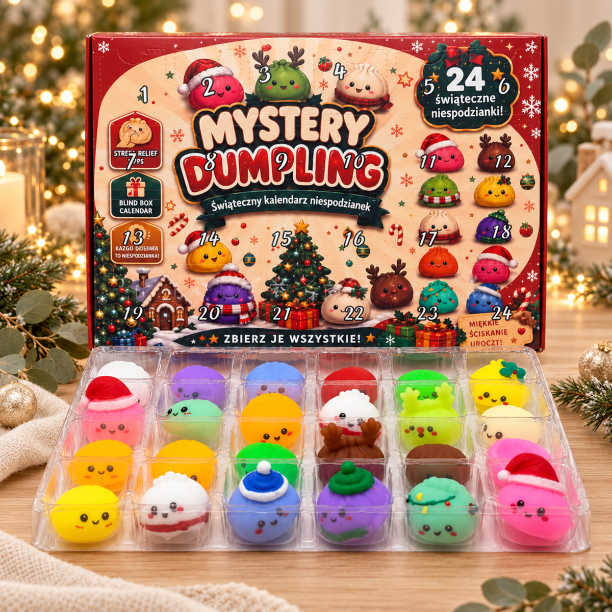 JollySquish Christmas Sensory Toy Set