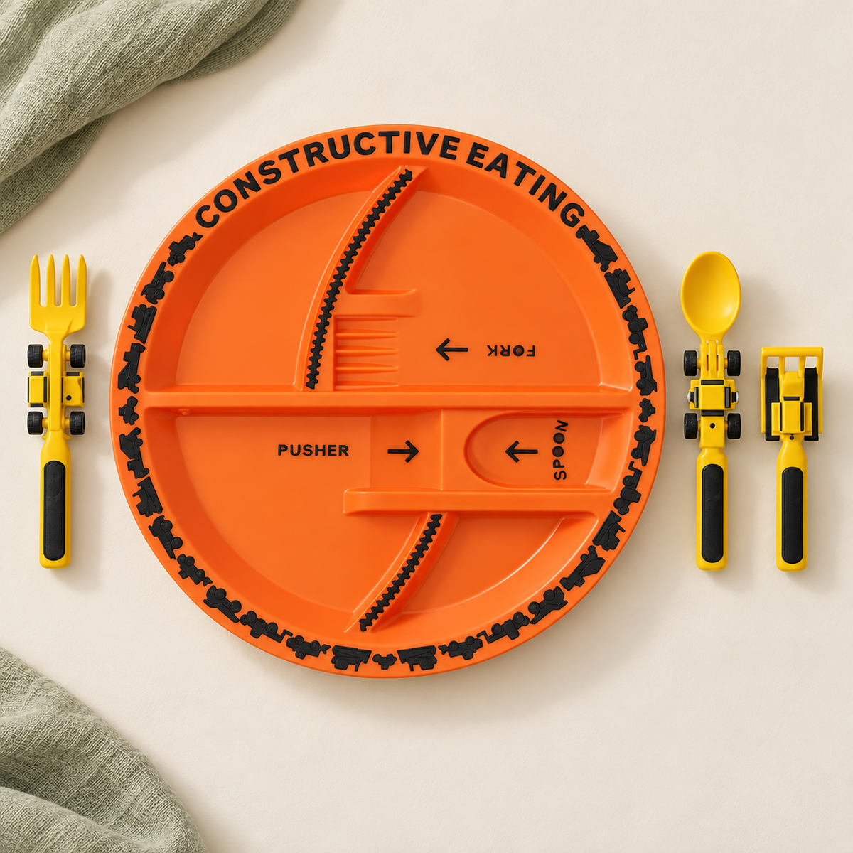 Build-a-Bite Construction Mealtime Set