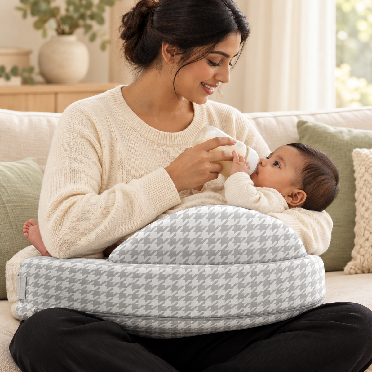ComfortNest 6-in-1 Nursing Pillow