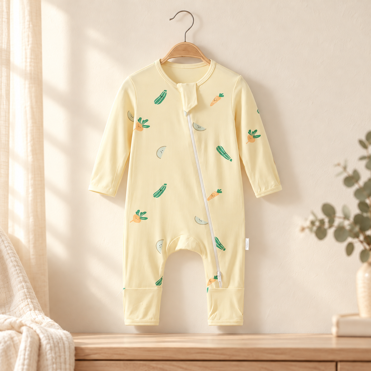 BambooHug Baby Zip Romper