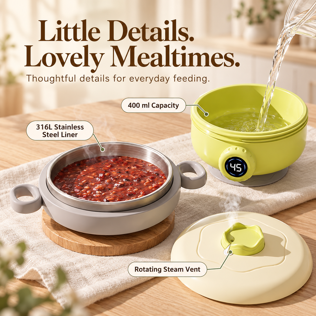 SmartTemp Insulated Baby Feeding Bowl