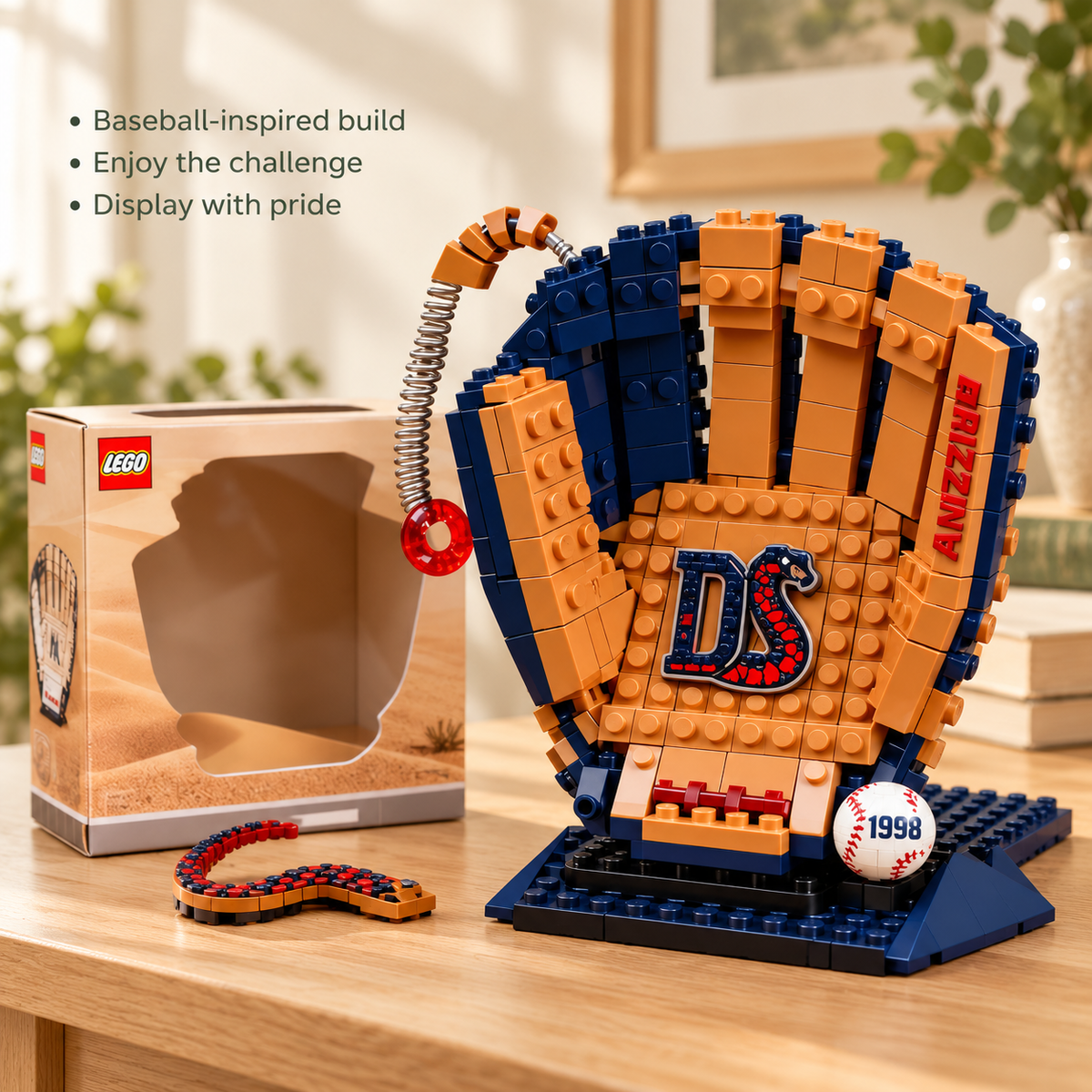All-Star Baseball Stadium Building Block Set (800+ Pieces)