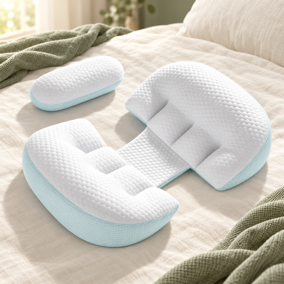 MamaNest U-Shaped Pregnancy Pillow