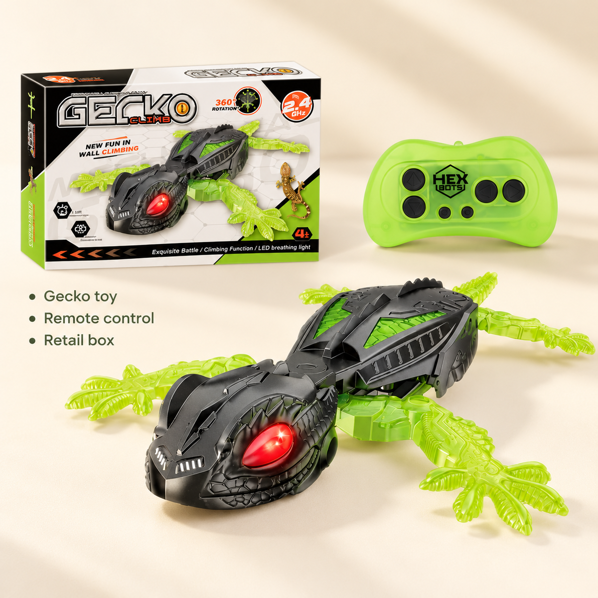 ClimbBot Wall-Climbing Gecko