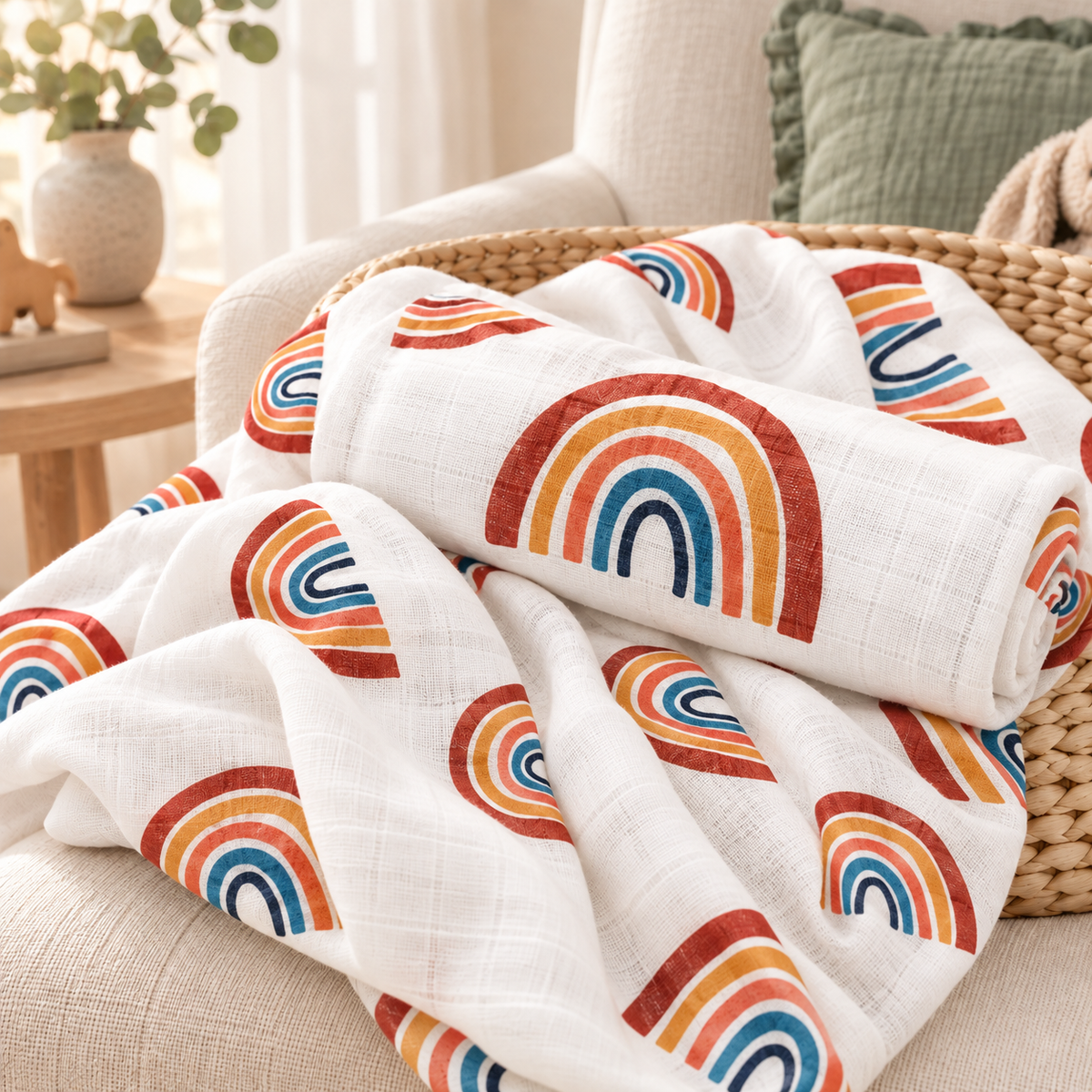 BambooHug Muslin Swaddle Blanket