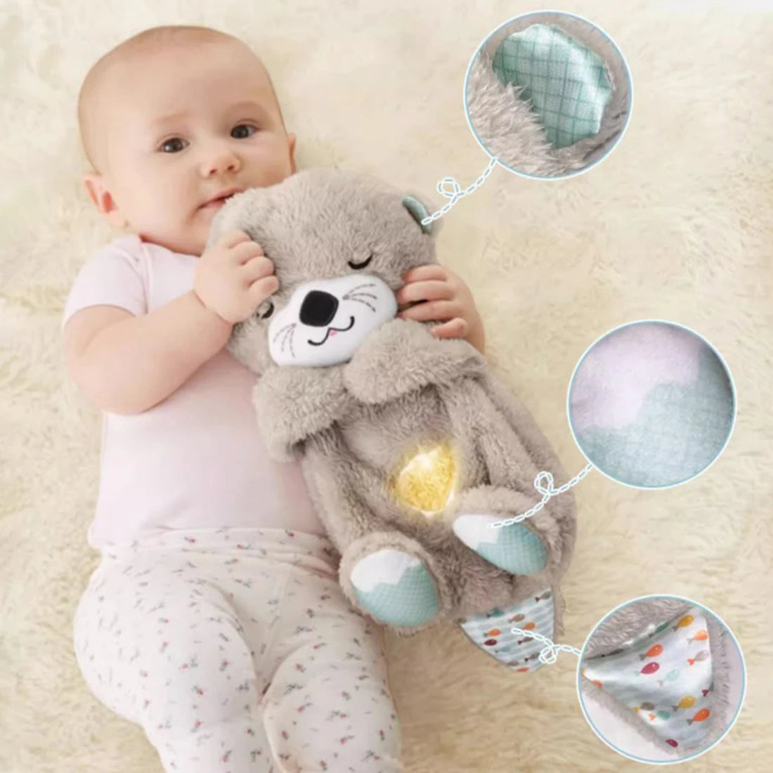 DreamOtter Breathing Comfort Plush