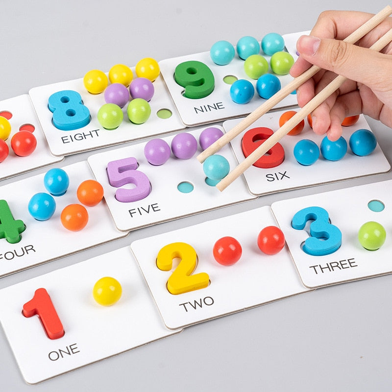 BrightMinds Clip & Count Learning Board