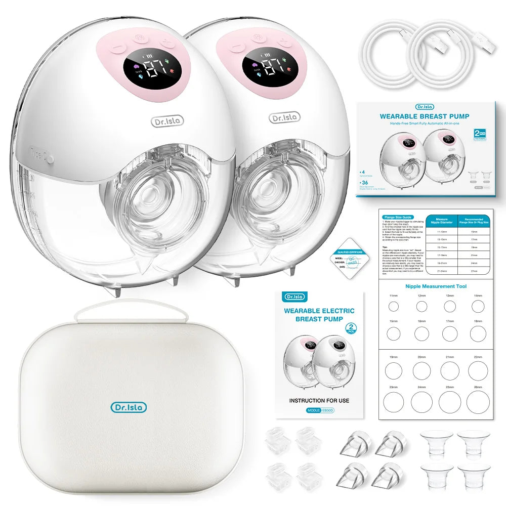 MAMIJOY 2PCS EB50 Wearable Breast Pump