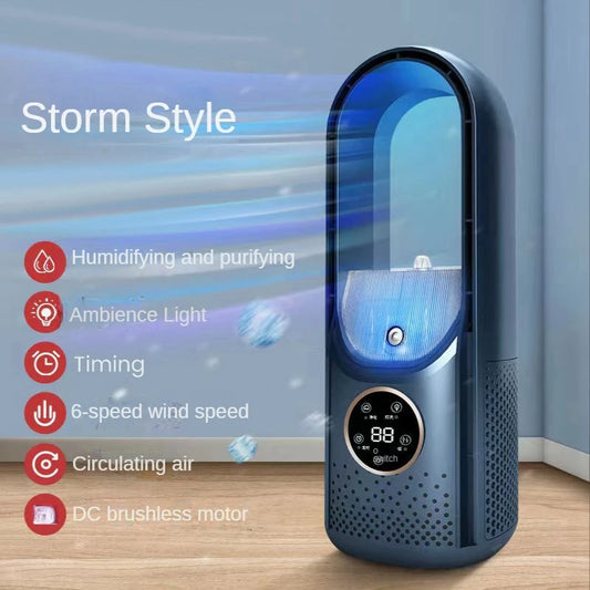 Portable Air Conditioner Electric Fan USB Humidifier