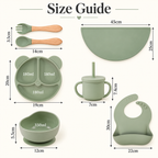 TinyFeast Complete Silicone Feeding Set (10-Piece)