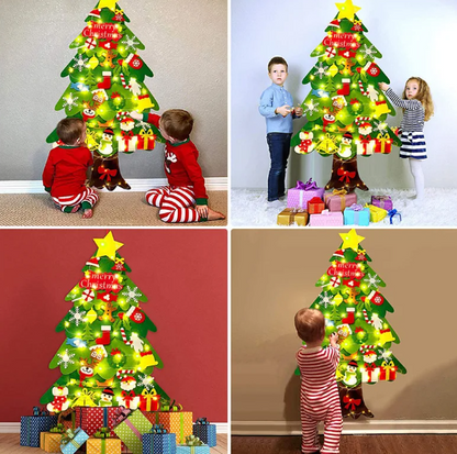 TwinkleTots Illuminated Felt Christmas Tree