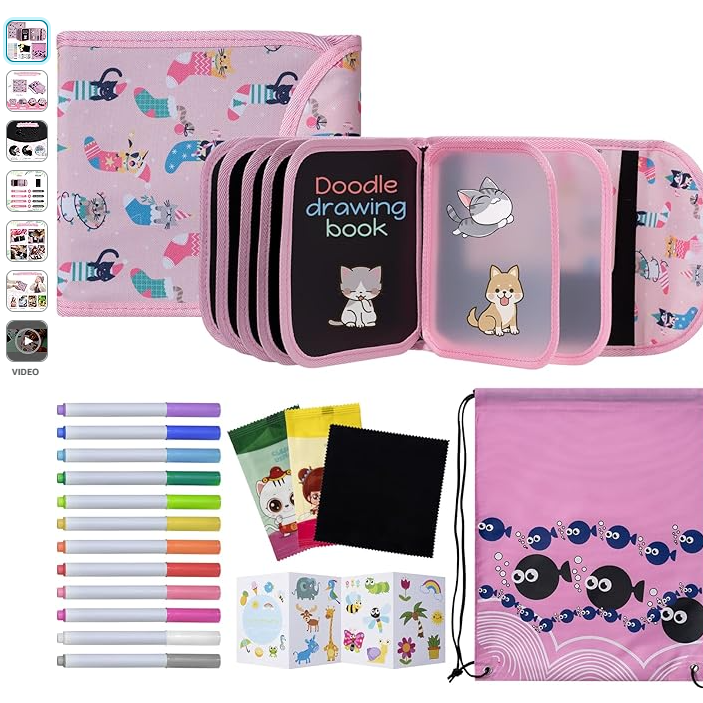 BrightMinds Magic Doodle Book