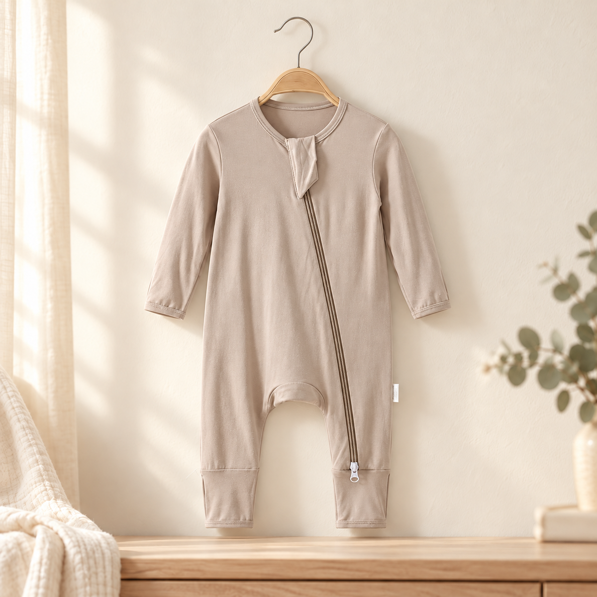 BambooHug Baby Zip Romper